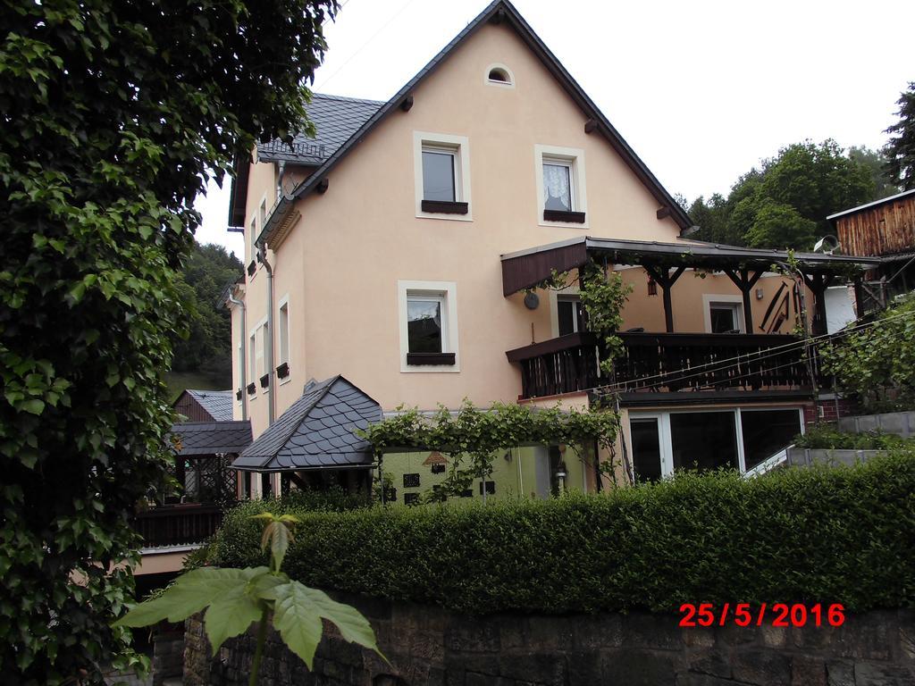 Ferienwohnungen "Gruendelrast" Prossen 外观 照片